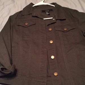 Forever 21 army green jacket